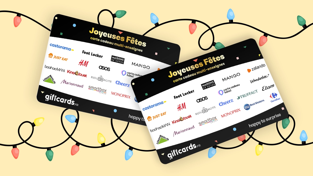 La Carte cadeau Multi-Enseignes : Votre cadeau de Noël flexible pour les entreprises